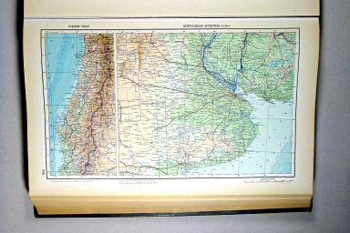 Атлас Мира / Atlas Mira (1954)
265. Среднее Чили, Центральная Аргентина (Пампа)