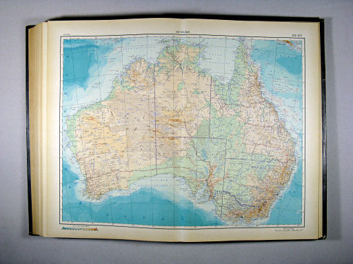 Атлас Мира / Atlas Mira (1954)
272-273. Австралия