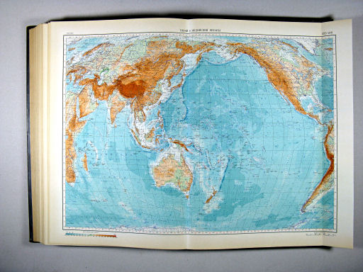 Атлас Мира / Atlas Mira (1954)
275-276. Тихий и Индийский океаны