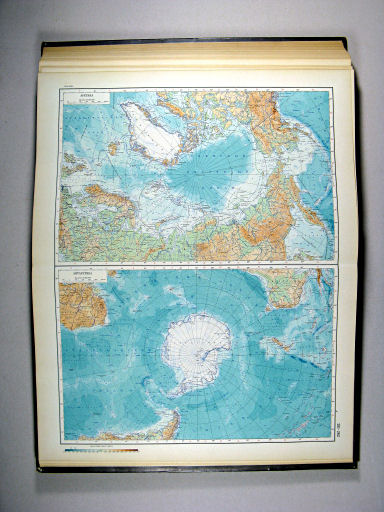 Атлас Мира / Atlas Mira (1954)
281-282. Арктика. Антарктика