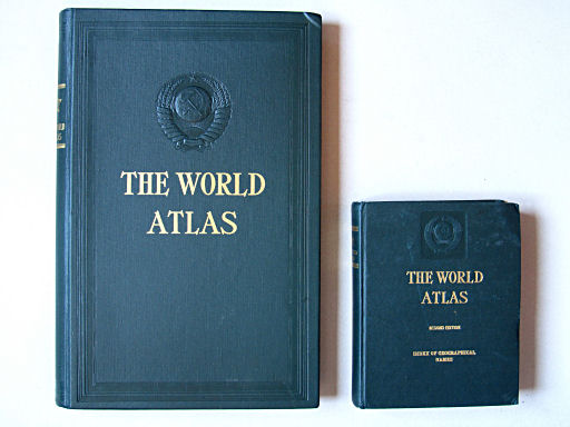 The World Atlas / Атлас Мира (1967)
Atlas en register / Atlas and index 