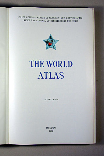The World Atlas / Атлас Мира (1967)
Title page
