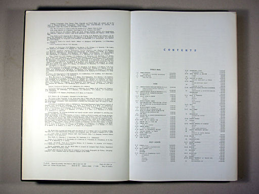 The World Atlas / Атлас Мира (1967)
Redacteuren, inhoudsopgave / Editors, table of contents
