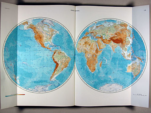 The World Atlas / Атлас Мира (1967)
1-2. World, Physical