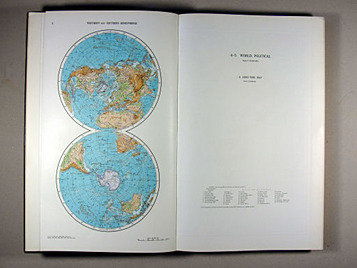 The World Atlas / Атлас Мира (1967)
3. Northern and Southern hemispheres