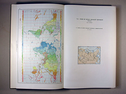 The World Atlas / Атлас Мира (1967)
6. Zone-time map