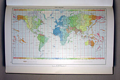 The World Atlas / Атлас Мира (1967)
6. Zone-time map