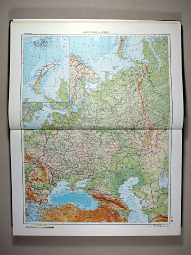 The World Atlas / Атлас Мира (1967)
13-14. Soviet Union in Europe