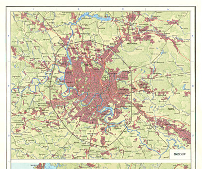The World Atlas / Атлас Мира (1967)
15a. Moscow