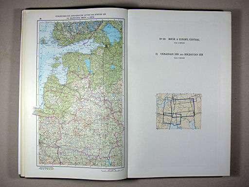 The World Atlas / Атлас Мира (1967)
18. Byelorussian SSR, Lithuanian SSR, Latvian SSR, Estonian SSR and Kaliningrad Region of RSFSR