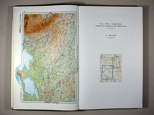 The World Atlas / Атлас Мира (1967)
21. Ukrainian SSR and Moldavian SSR