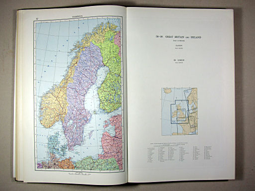 The World Atlas / Атлас Мира (1967)
57. Scandinavia, Political