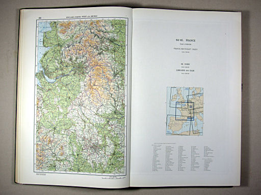 The World Atlas / Атлас Мира (1967)
63. England, North-West and Middle