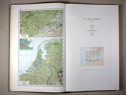 The World Atlas / Атлас Мира (1967)
69. North France and South-West Belgium. Netherlands