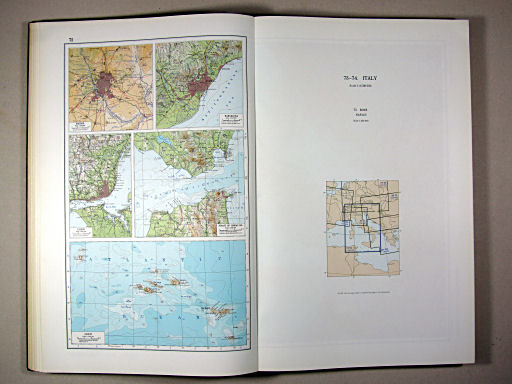 The World Atlas / Атлас Мира (1967)
72. Madrid, Barcelona, Lisbon. Strait of Gibraltar, Azores