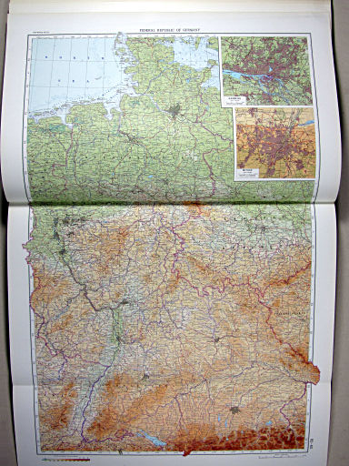 The World Atlas / Атлас Мира (1967)
82-83. Federal Republic of Germany