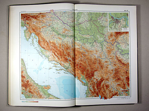 The World Atlas / Атлас Мира (1967)
96-97. Jugoslavia