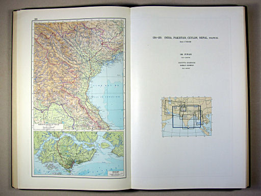 The World Atlas / Атлас Мира (1967)
133. Democratic Republic of Vietnam. Singapore