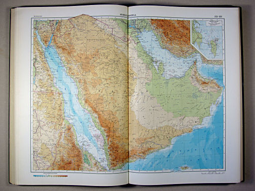 The World Atlas / Атлас Мира (1967)
152-153. Arabian Peninsula