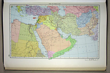 The World Atlas / Атлас Мира (1967)
154. Near and Middle East, Political