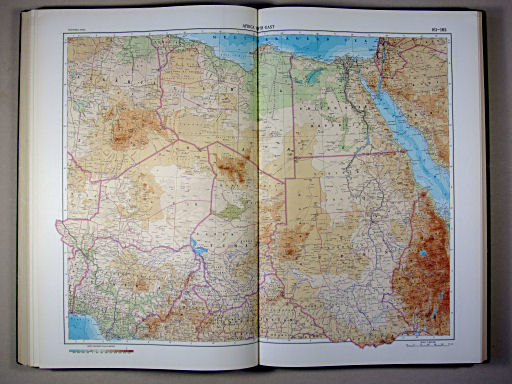 The World Atlas / Атлас Мира (1967)
161-162. Africa, North East
