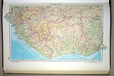 The World Atlas / Атлас Мира (1967)
166. West Africa, South