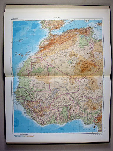 The World Atlas / Атлас Мира (1967)
167-168. Africa, West