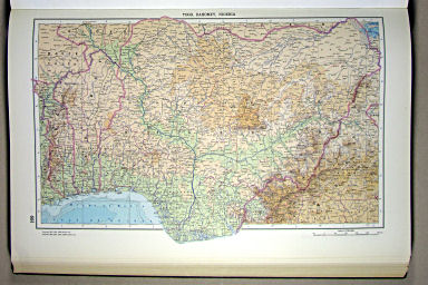 The World Atlas / Атлас Мира (1967)
169. Togo, Dahomey, Nigeria