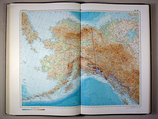 The World Atlas / Атлас Мира (1967)
182-183. Alaska