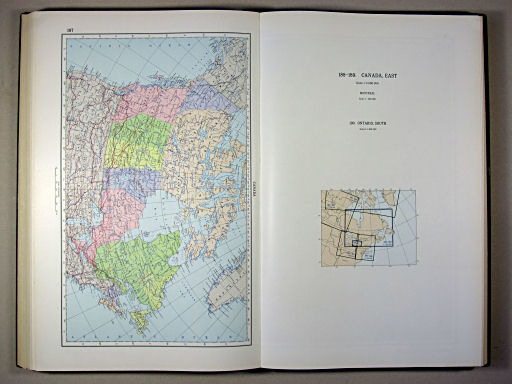 The World Atlas / Атлас Мира (1967)
187. Canada, Political