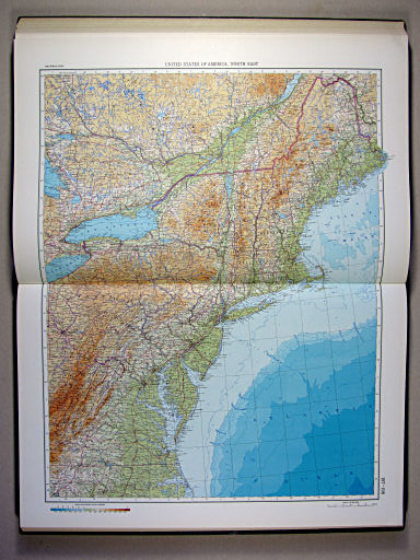 The World Atlas / Атлас Мира (1967)
197-198. United States of America, North East