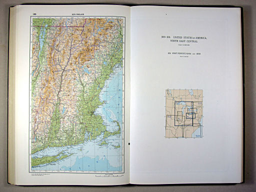 The World Atlas / Атлас Мира (1967)
199. New England