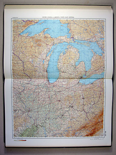 The World Atlas / Атлас Мира (1967)
200-201. United States of America, North East Central
