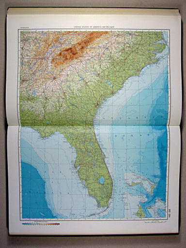 The World Atlas / Атлас Мира (1967)
203-204. United States of America, South East