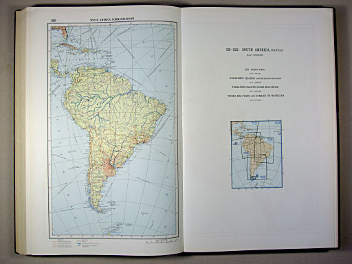 The World Atlas / Атлас Мира (1967)
220. South America, Communications