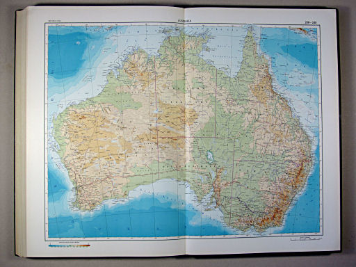 The World Atlas / Атлас Мира (1967)
239-240. Australia