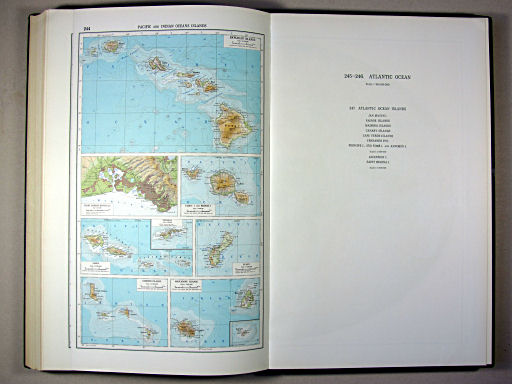 The World Atlas / Атлас Мира (1967)
244. Pacific and Indian Oceans Islands