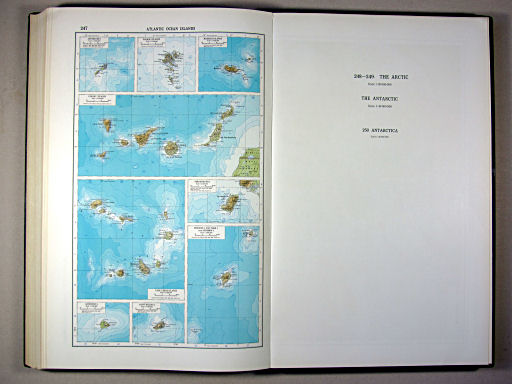 The World Atlas / Атлас Мира (1967)
247. Atlantic Ocean Islands
