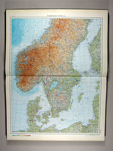 Атлас Мира / Atlas Mira (1967)
55-56. Скандинавские страны (юг)