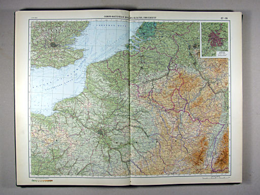 Атлас Мира / Atlas Mira (1967)
67-68. Северо-восточная Франция, Бельгия, Люксембург