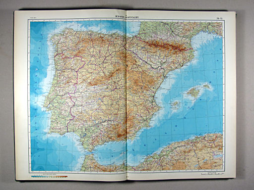 Атлас Мира / Atlas Mira (1967)
70-71. Испания и Португалия