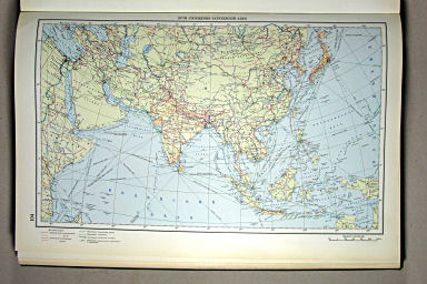 Атлас Мира / Atlas Mira (1967)
104. Пути сообщения зарубежной Азии