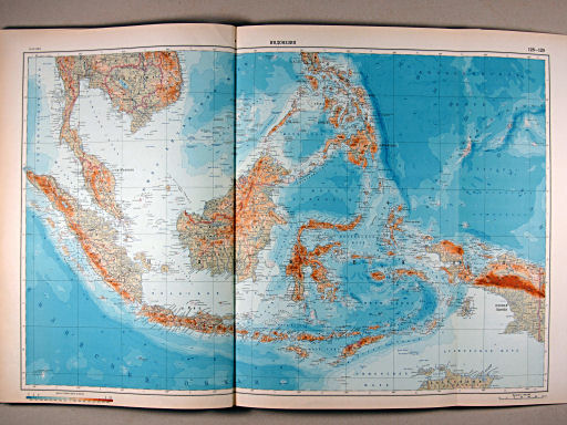 Атлас Мира / Atlas Mira (1967)
128-129. Индонезия