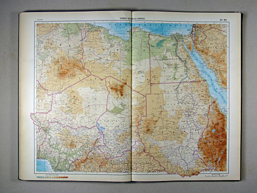 Атлас Мира / Atlas Mira (1967)
161-162. Северо-восточная Африка