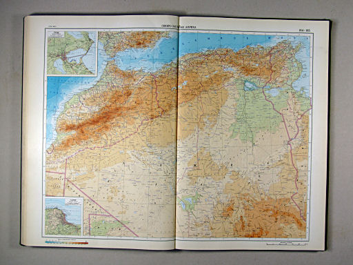 Атлас Мира / Atlas Mira (1967)
164-165. Северо-западная Африка