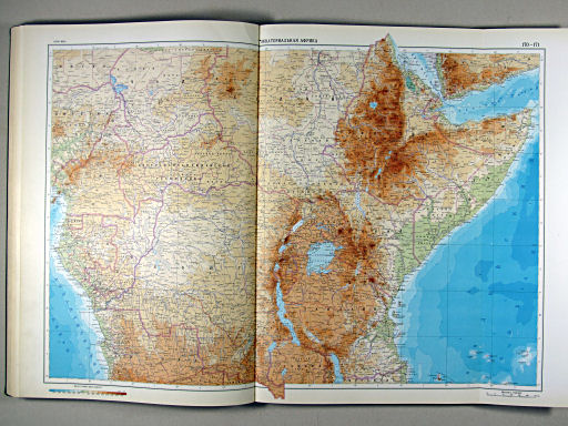 Атлас Мира / Atlas Mira (1967)
170-171. Экваториальная Африка