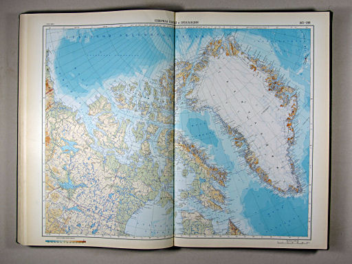 Атлас Мира / Atlas Mira (1967)
185-186. Северная Канада и Гренландия
