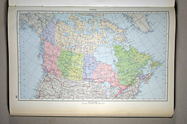 Атлас Мира / Atlas Mira (1967)
187. Канада, политическая карта