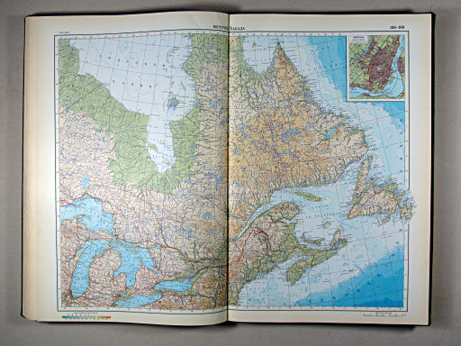 Атлас Мира / Atlas Mira (1967)
188-189. Восточная Канада