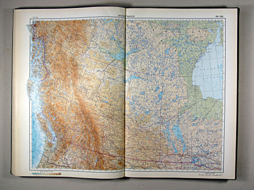 Атлас Мира / Atlas Mira (1967)
191-192. Западная Канада